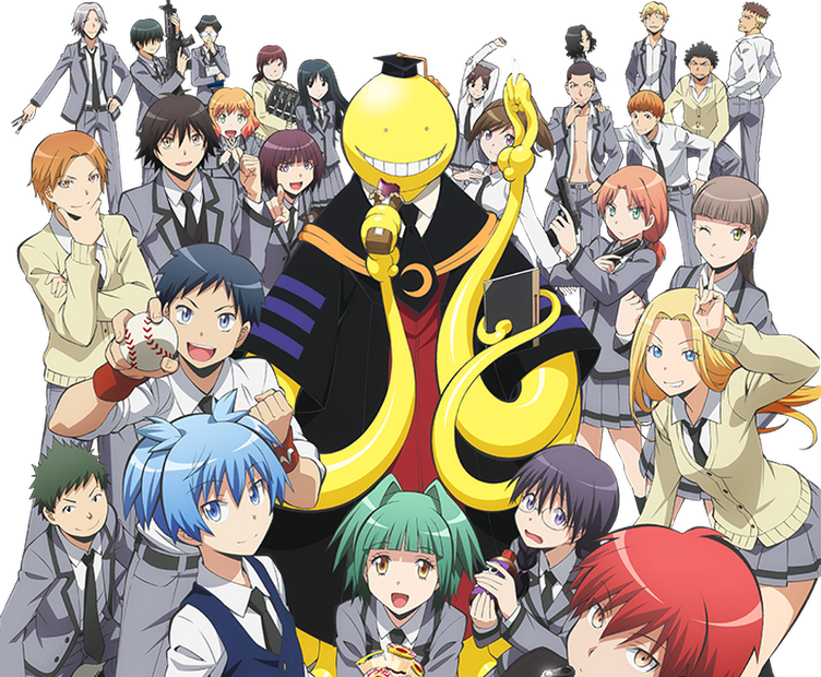 User Posted Image - Koro Sensei And Students (752x620), Png Download