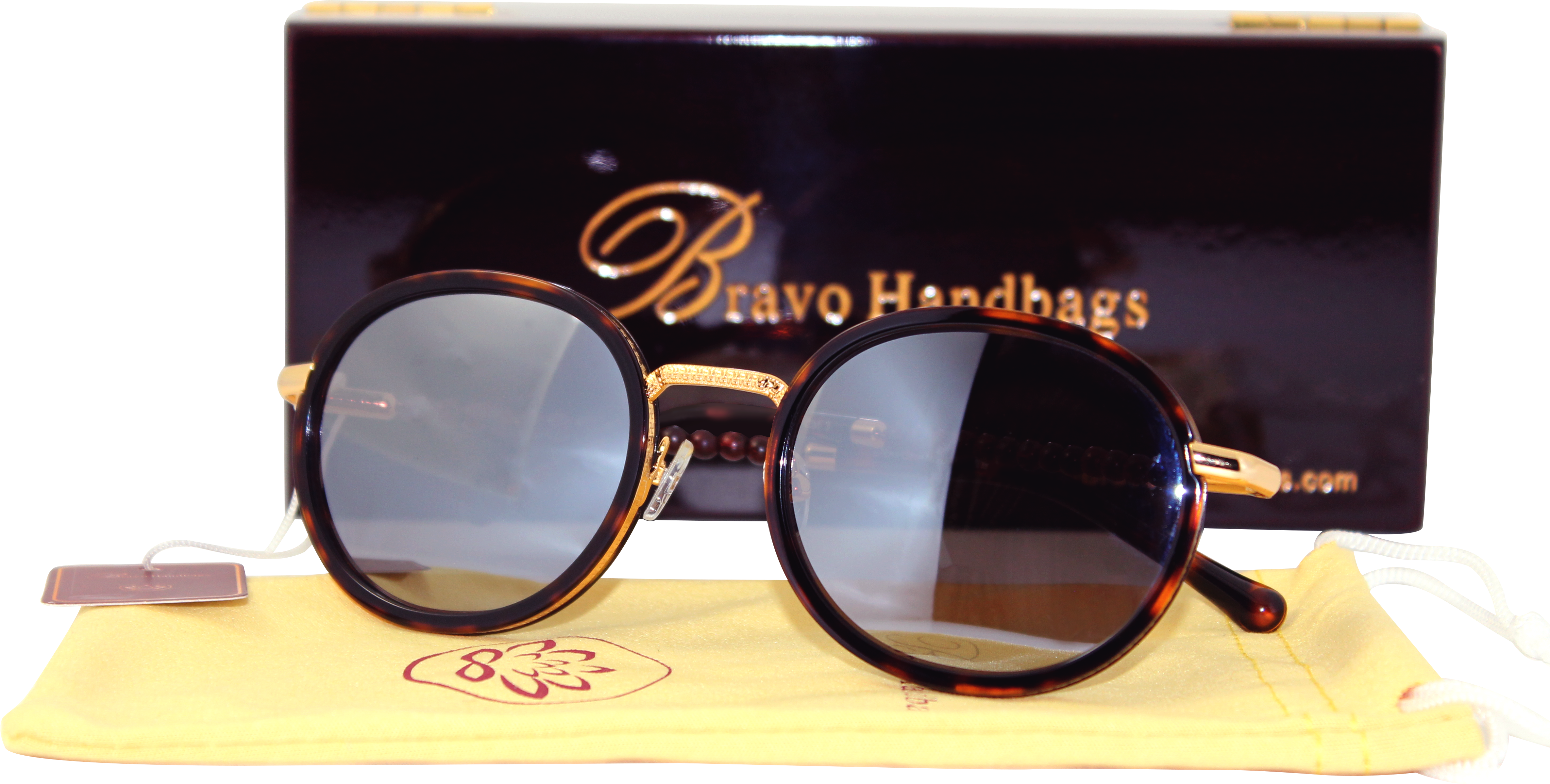 Bravo “john Lennon Style” Sunglasses Tortoiseshell - Reflection (5184x3456), Png Download