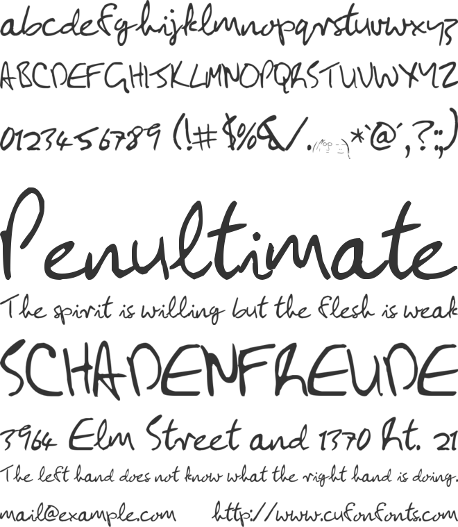 John Lennon Font Preview - John Lennon Font (660x759), Png Download