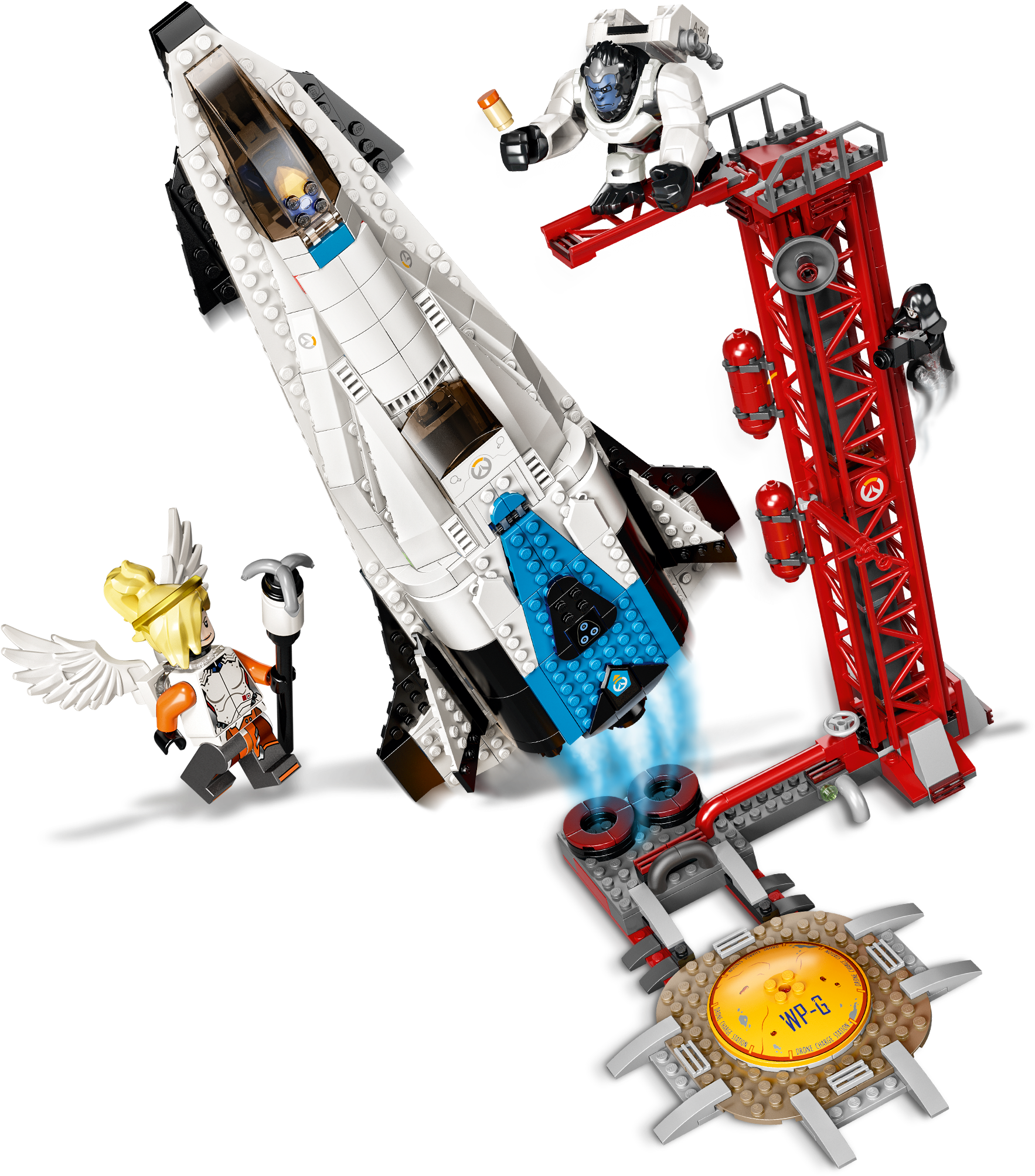 Overwatch Lego (3641x2048), Png Download