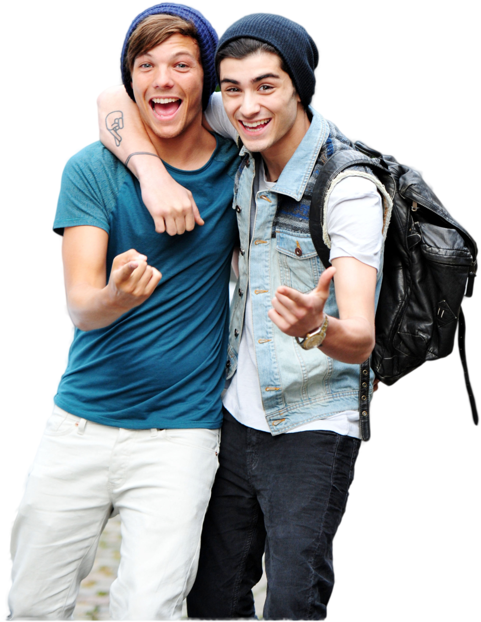 Hugging, Secret Handshakes And More Of The Best Zouis - Best Song Ever Louis Tomlinson (1024x1372), Png Download