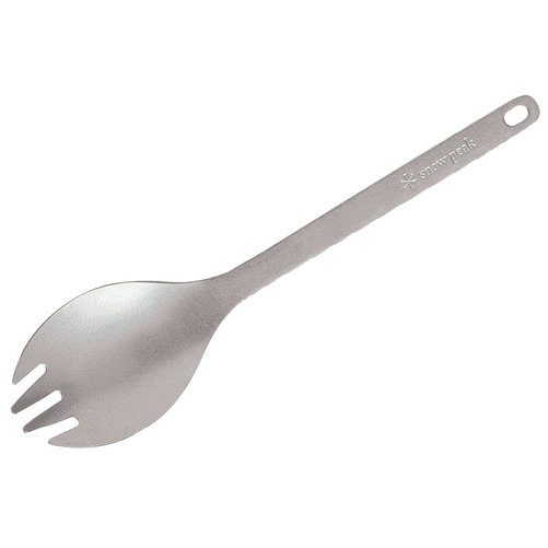 Snow Peak Titanium Spork - Spoon (560x560), Png Download