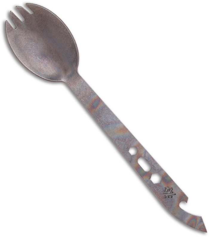 Dj Urbanovsky Titanium Spork Large - Wooden Spoon (711x800), Png Download