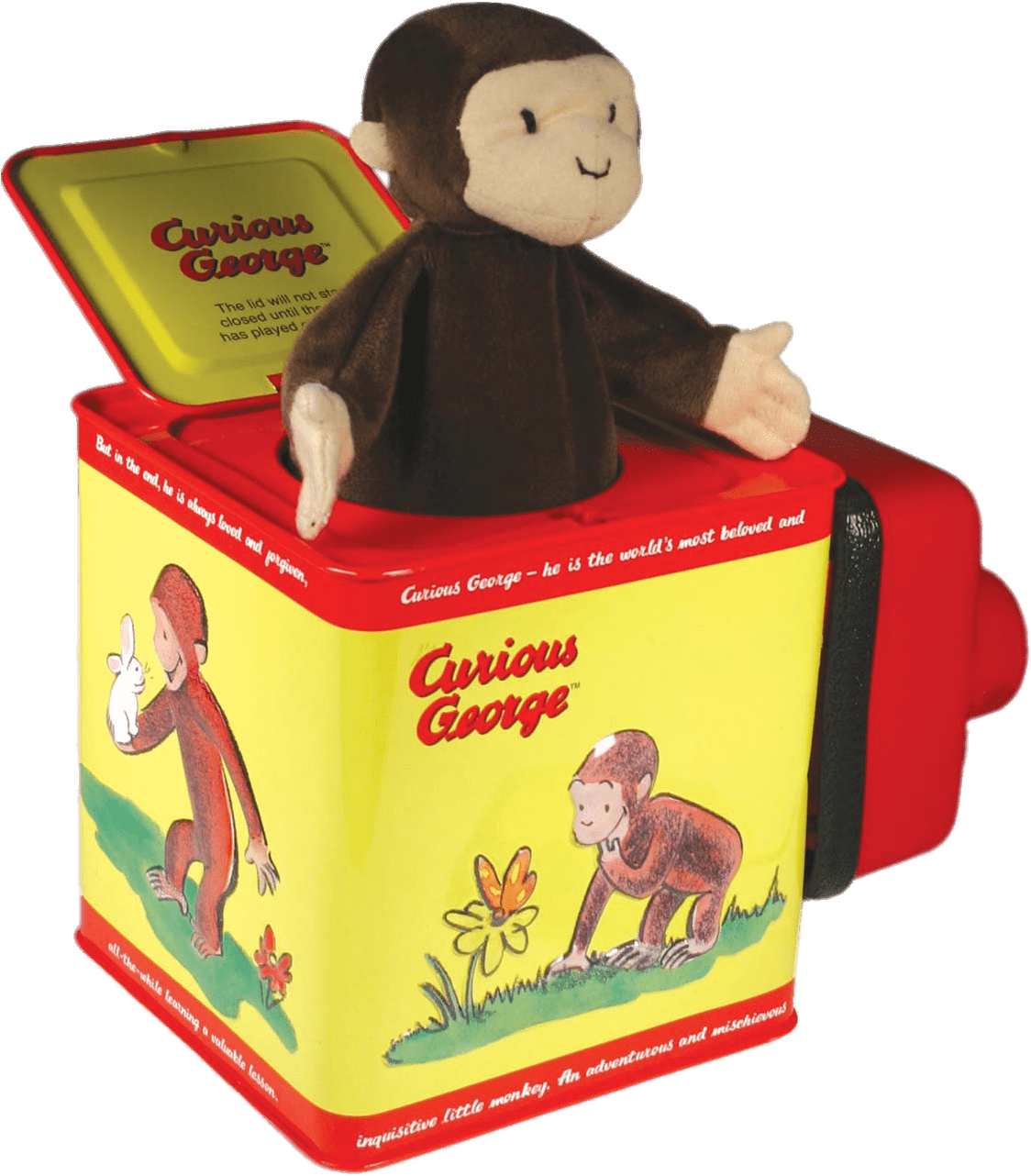 Curious George Jack In The Box - Jack In The Box (1152x1294), Png Download