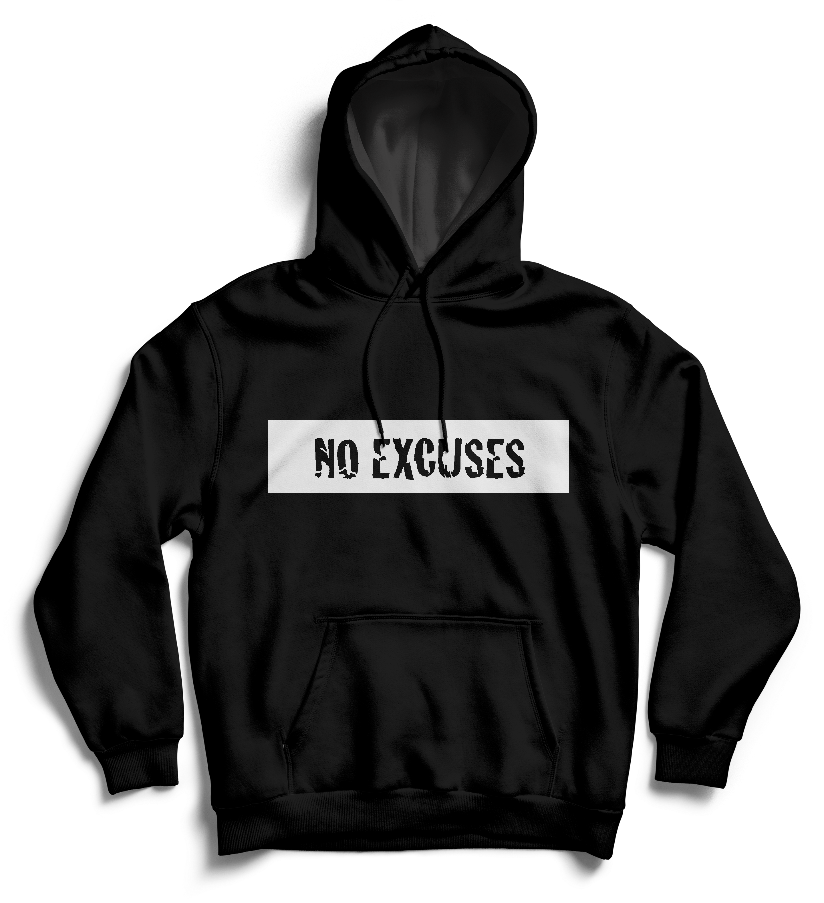 'no Excuses' Black Hoodie - Meek Mill Championships Hoodie (4000x3500), Png Download