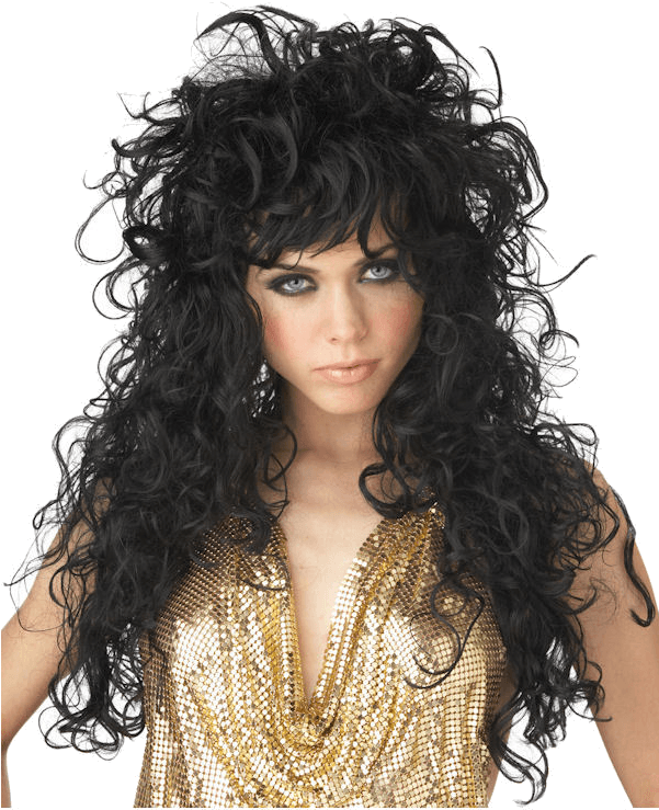 Seduction Black Wig - Bellatrix Lestrange Wig (600x951), Png Download