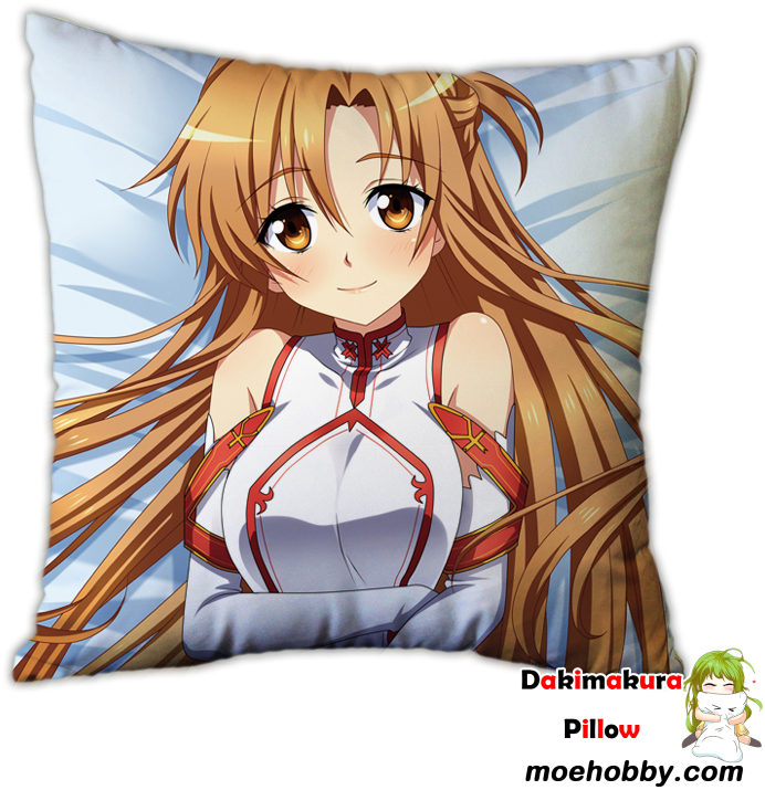 Sword Art Online Yuuki Asuna Anime Square Pillow Cover - Alice Dakimakura Sao (800x800), Png Download