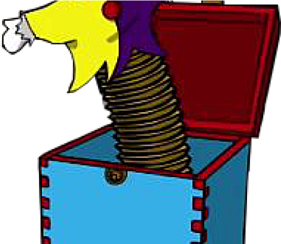 Creepy Clipart Jack In Box (640x480), Png Download