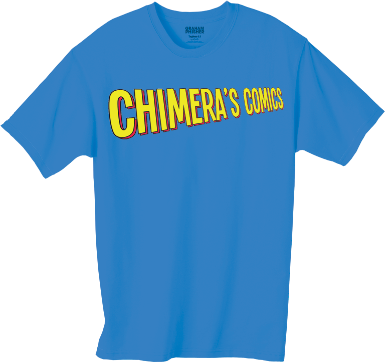 Chimera's Comics Kickstarter Reward T-shirt - T Shirt (800x790), Png Download
