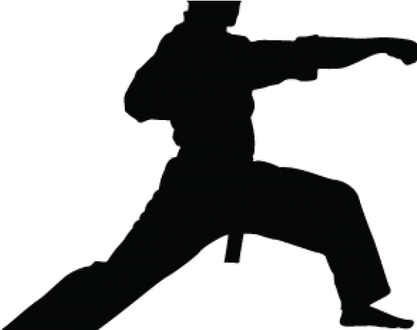 Martial Arts Clipart Silhouette - Martial Art Silhouette (640x480), Png Download