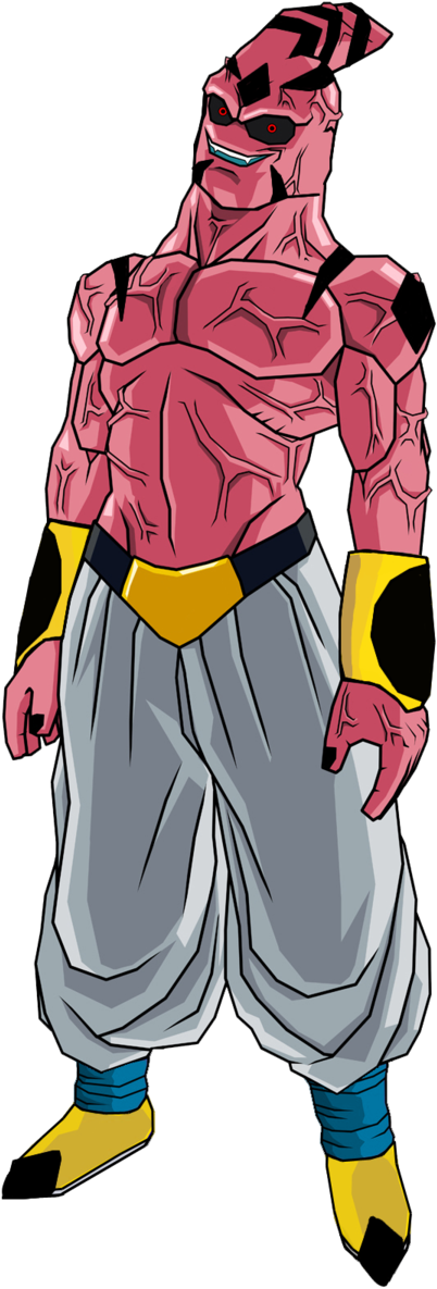 Majin Buu - Majin Buu Fusion With Frieza (900x1200), Png Download