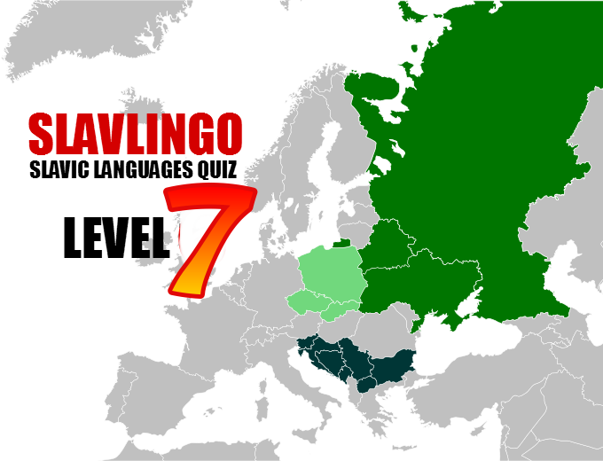Slavlingo Slavic Languages Quiz - Iq Map Of Europe (680x520), Png Download