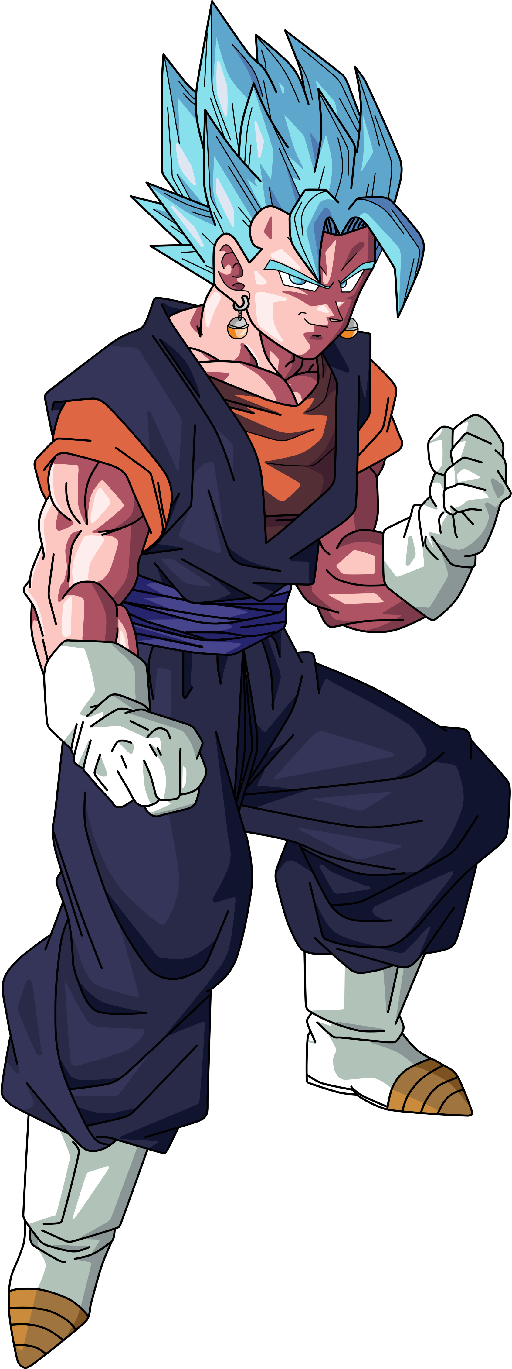 New Series Set After Majin Buu Saga - Vegetto Dragon Ball Super Png (1900x4536), Png Download