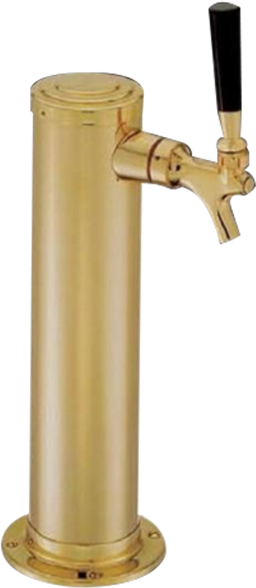 Perlick 4010 Draft Arm, Countertop, 3" O - Brass (1500x1500), Png Download