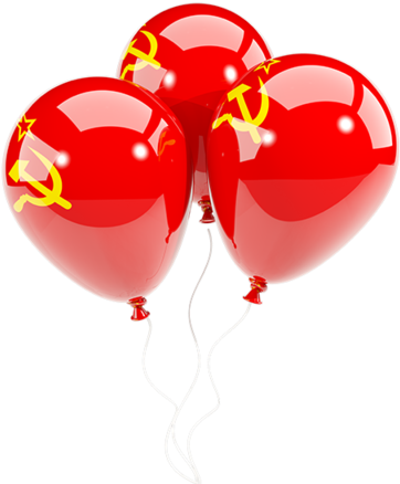 Illustration Of Flag Of Soviet Union - Philippine Flag Balloons Png (640x480), Png Download