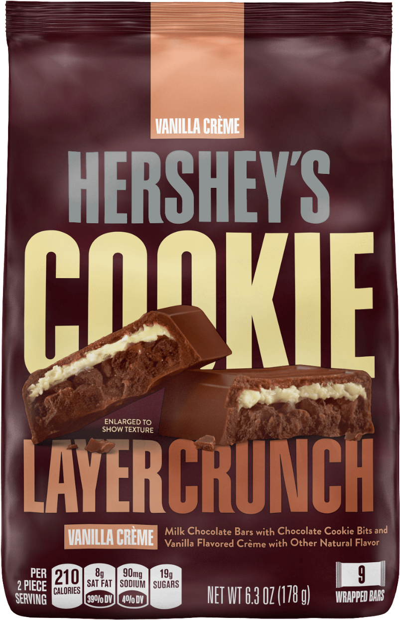 Image Result For Hershey's Vanilla Creme Cookie Layer - Hersheys Cookie Layer Crunch (1280x1280), Png Download
