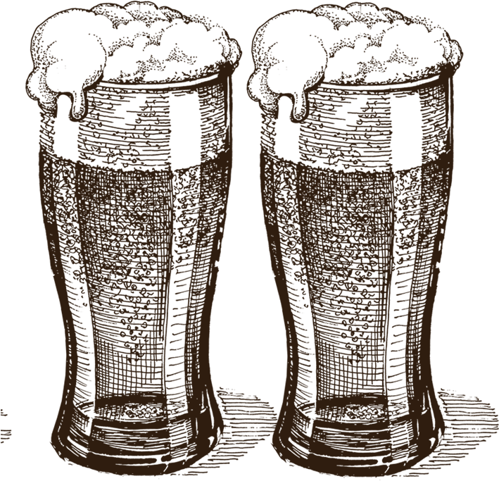 Show Me Your Taps - Beer Pint Drawing (818x807), Png Download