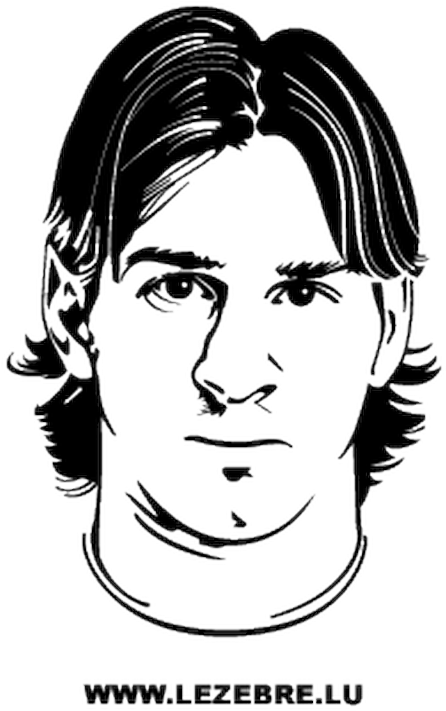 Lionel-messi - Messi Drawing (800x800), Png Download