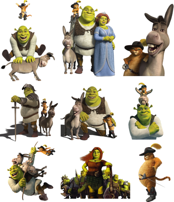 Ðºð»ð¸ð¿ð°ñ€ñ‚ Ñˆñ€ðµðº - - Shrek (602x699), Png Download