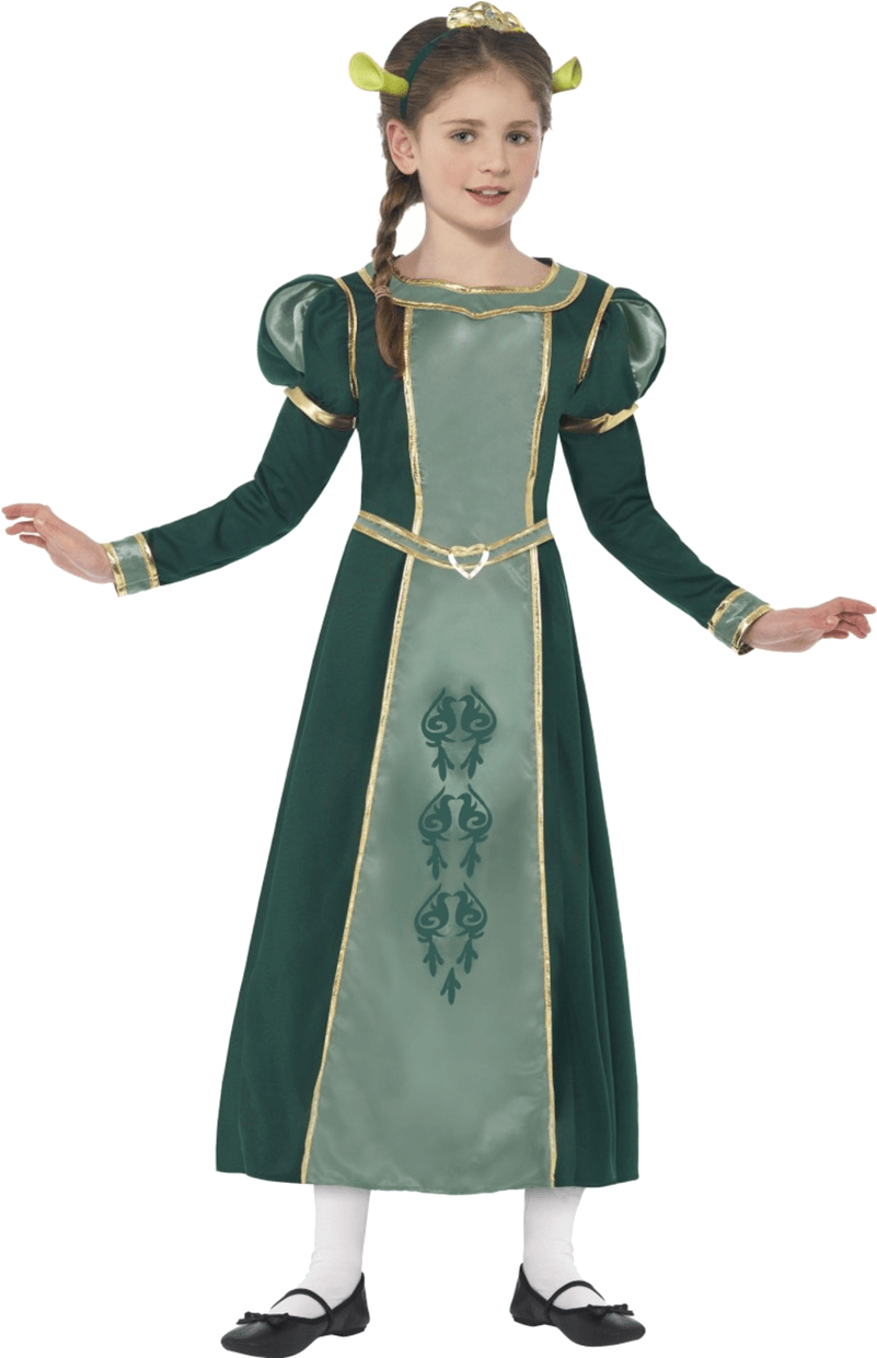 Kids Shrek Princess Fiona Costume - Fiona Shrek (800x1268), Png Download