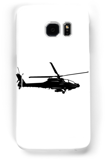 Large Detailed Apache Ah-64 Helicopter Black V1 By - Sikorsky S-70 (500x700), Png Download