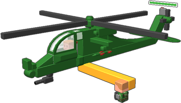 An Fully-functional Apache Helicopter - Helicopter Rotor (768x768), Png Download