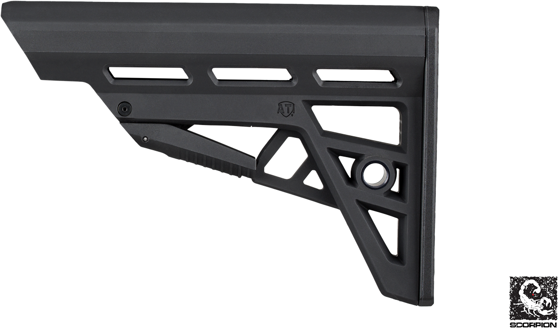 Ar 15 Tactlite Adjustable Mil Spec Stock - Ati Lightweight Stock (1500x750), Png Download
