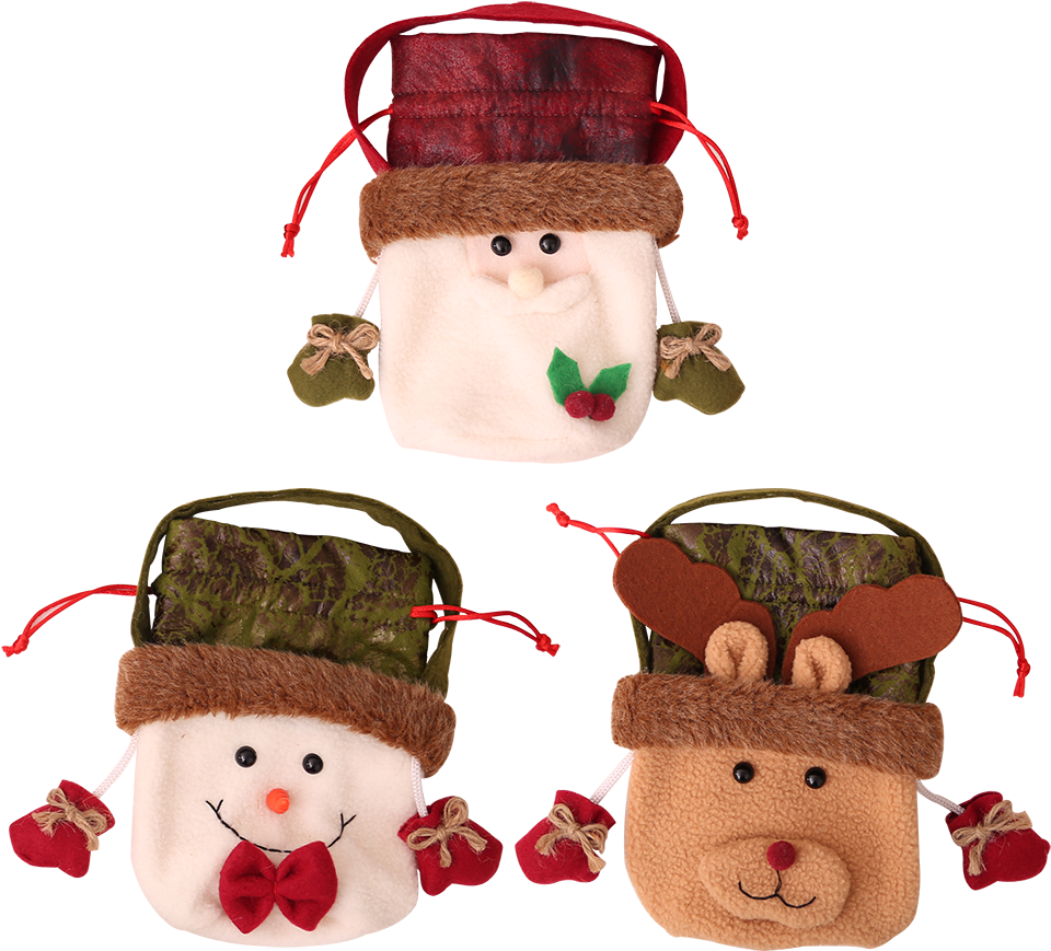 Christmas Decoration Snow Man Elk Candy Gift Bag Christmas - Christmas Day (1000x1000), Png Download