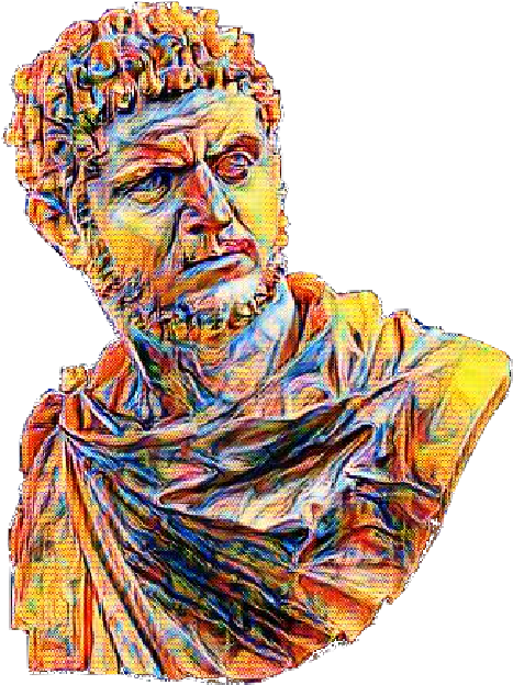 Robbie Barrat On Twitter - Vaporwave Statues Transparent (500x636), Png Download