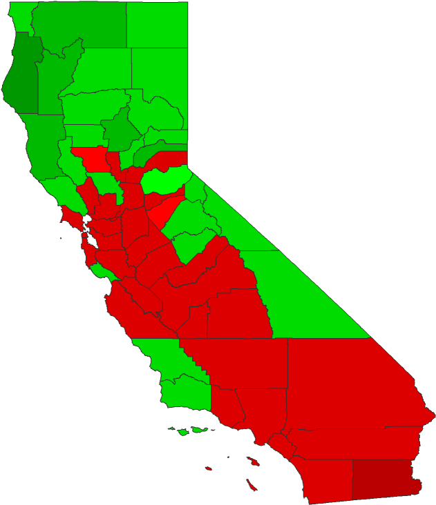 Presidents Clipart Primary Election - Free Vector Map California (652x747), Png Download