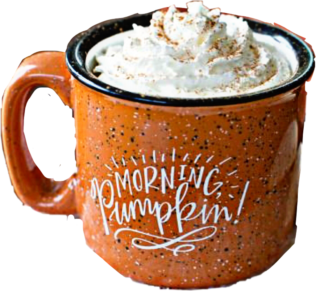 Pumpkin Sticker - Morning Pumpkin Mug (1024x943), Png Download