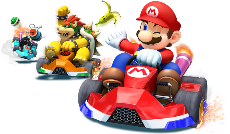 Namco Bandai's Artwork For Mario Kart Arcade Gp Dx - Choose Your Legends 3 (766x439), Png Download