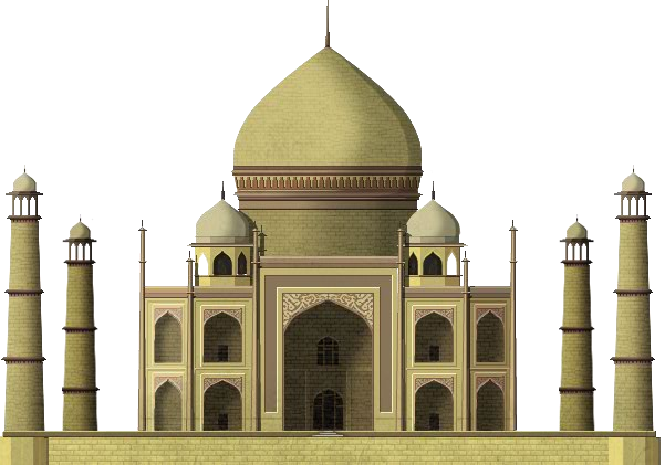 Taj Mahal - Taj Mahal Images Png (601x421), Png Download