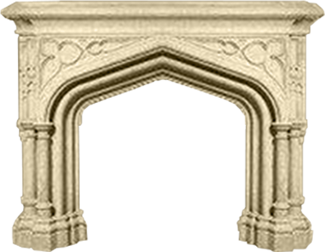 Fireplace Liquidator Mantel Taj Mahal - Mahal Png (670x570), Png Download