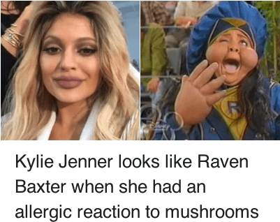 Kylie Jenner, Raven, And Ravens - Kylie Jenner Looking 35 (400x333), Png Download