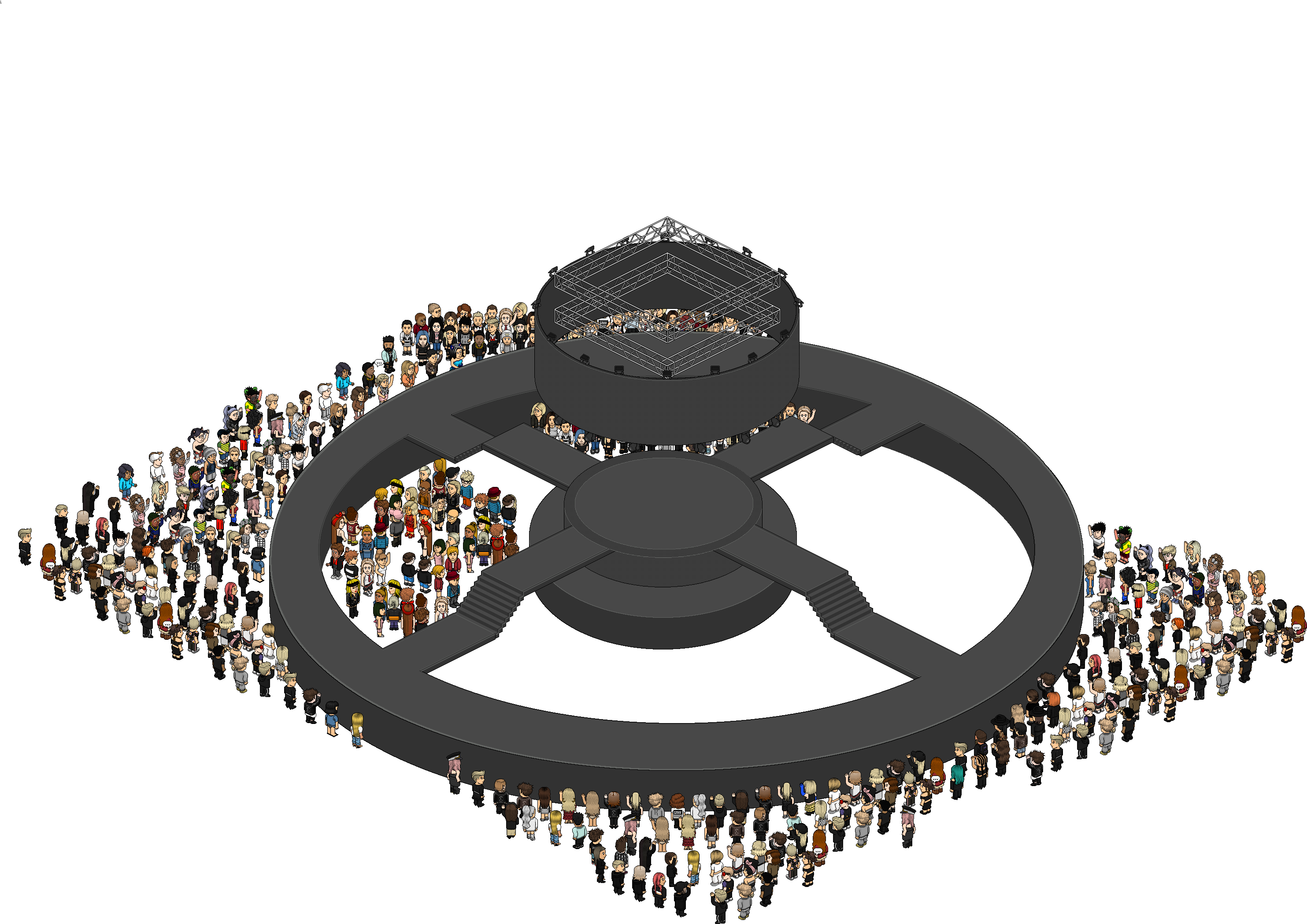 Adele Stage - Illustration (5375x3084), Png Download