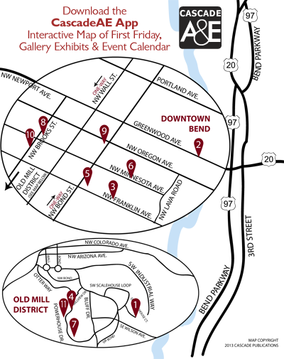 Firstfridaynovember - Downtown Bend Business Association (400x505), Png Download