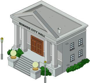 Building Cityhall Thumbnail V6 - City Hall Building Png (460x460), Png Download