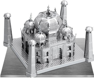 Picture Of Iconx -taj Mahal - Iconx - 3d Metal Model Kits Taj Mahal (400x382), Png Download