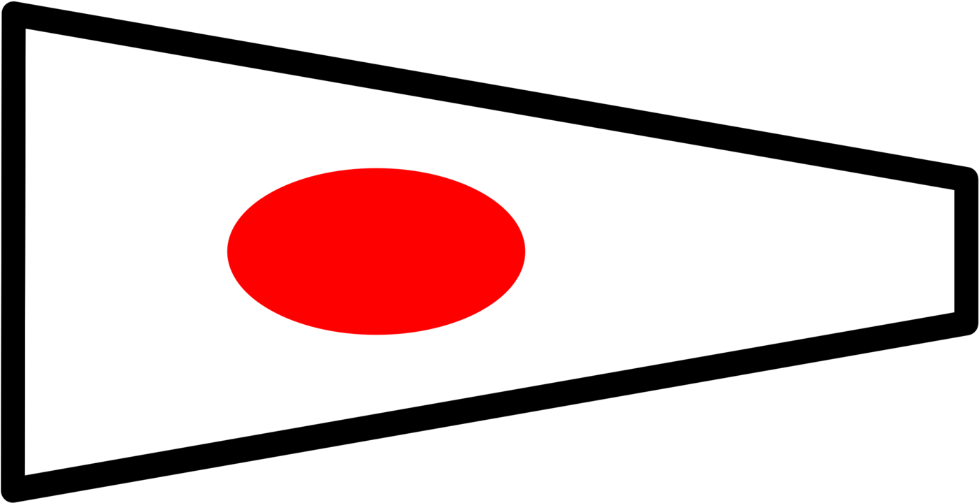 Flag Of Japan Yellow Flag Red Flag - Maritime Signal Flags 1 (1432x750), Png Download