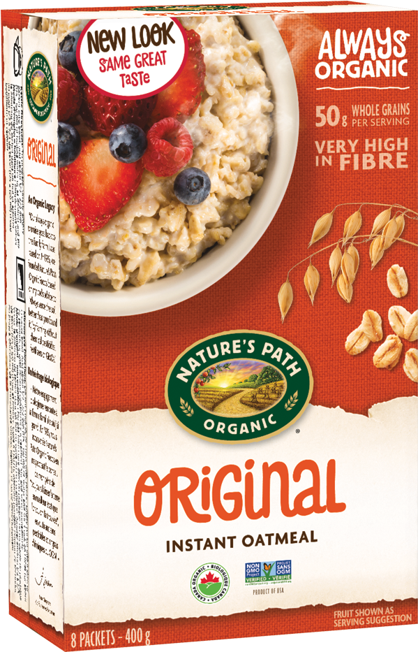 Organic Instant Oatmeal Nature's Path (720x960), Png Download
