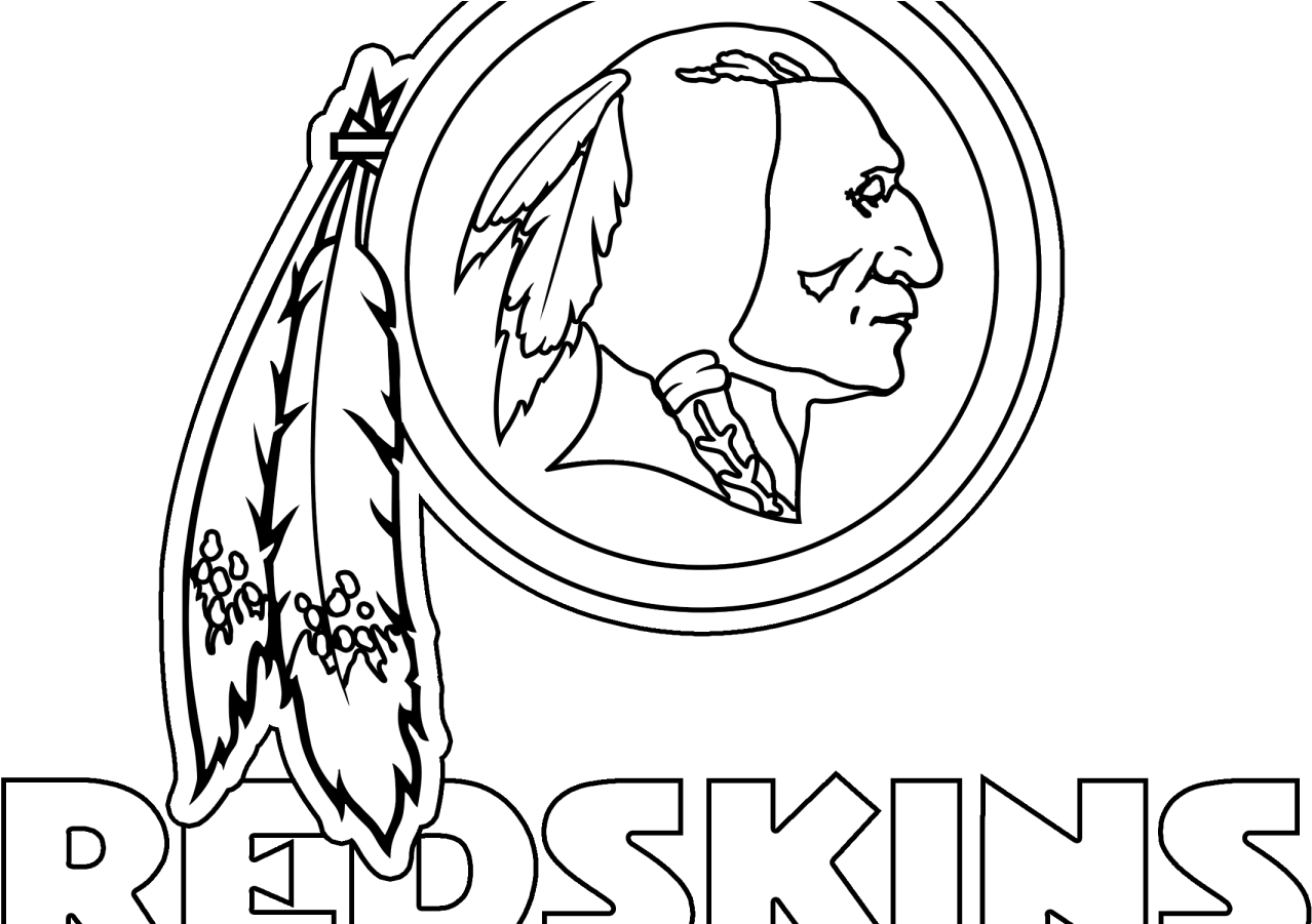 Redskin Drawing At Getdrawings - Hand Crafted Nfl Washington Redskins Earrings-new--so (1440x900), Png Download