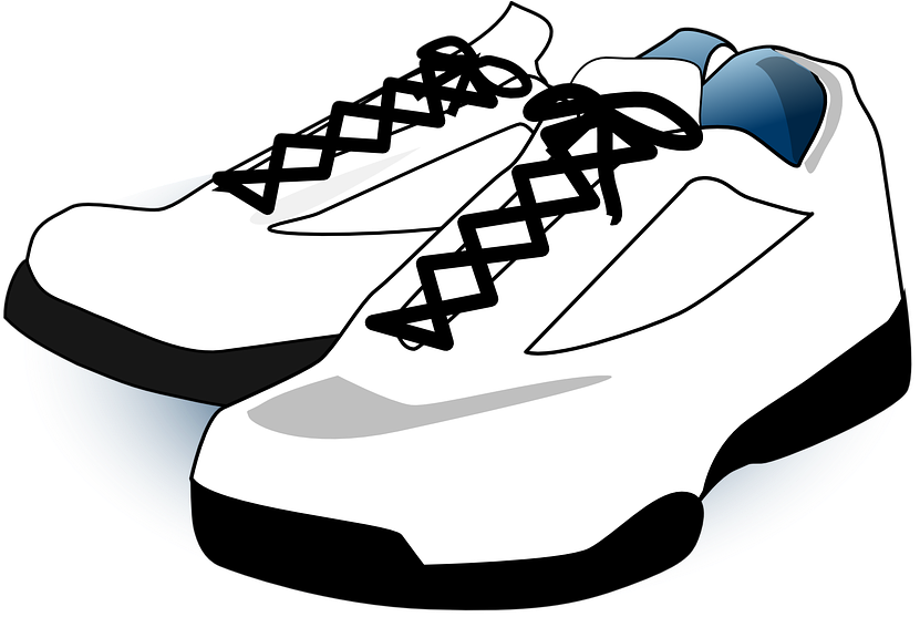 Small - Pair Of Shoes Clip Art (600x348), Png Download