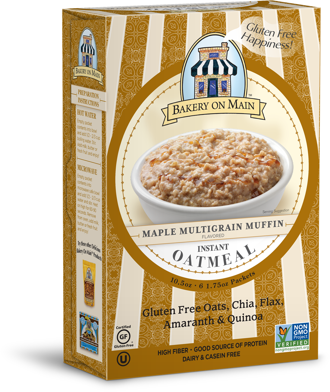 Retailers Strawberry Shortcake Maple Multigrain - Bakery On Main - Gluten-free Instant Oatmeal Maple (1308x1709), Png Download