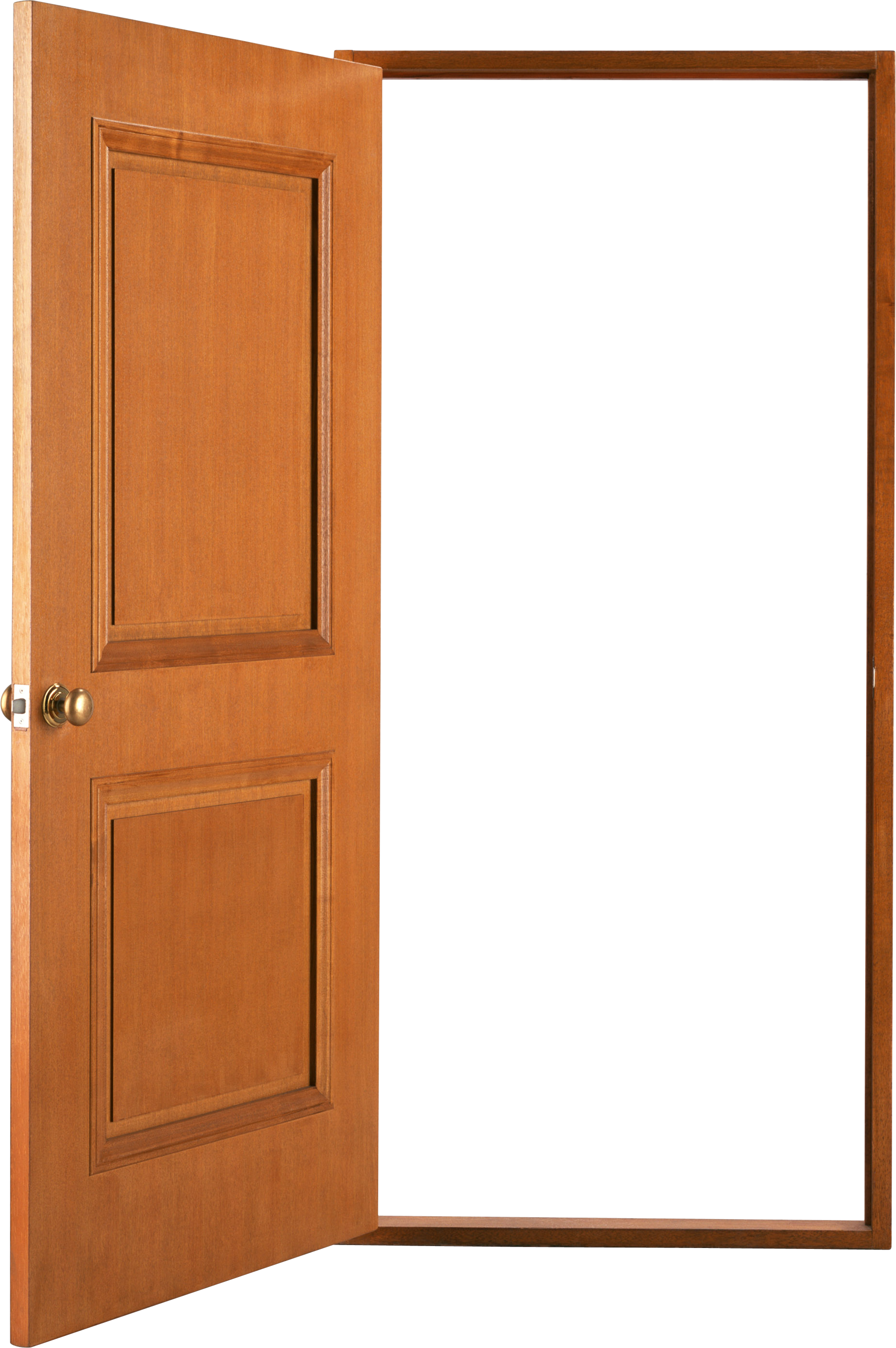 Open Door Png - Open Wood Door Png (1857x2791), Png Download