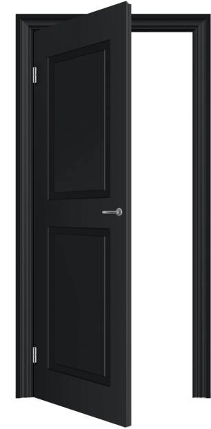 Opened Black Door Png, Open Door, Balck, Png Png And - Open Door Png Hd (640x640), Png Download