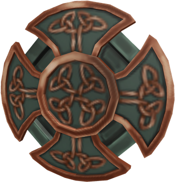 Celtic Back Shield - Shield Roblox Back (420x420), Png Download