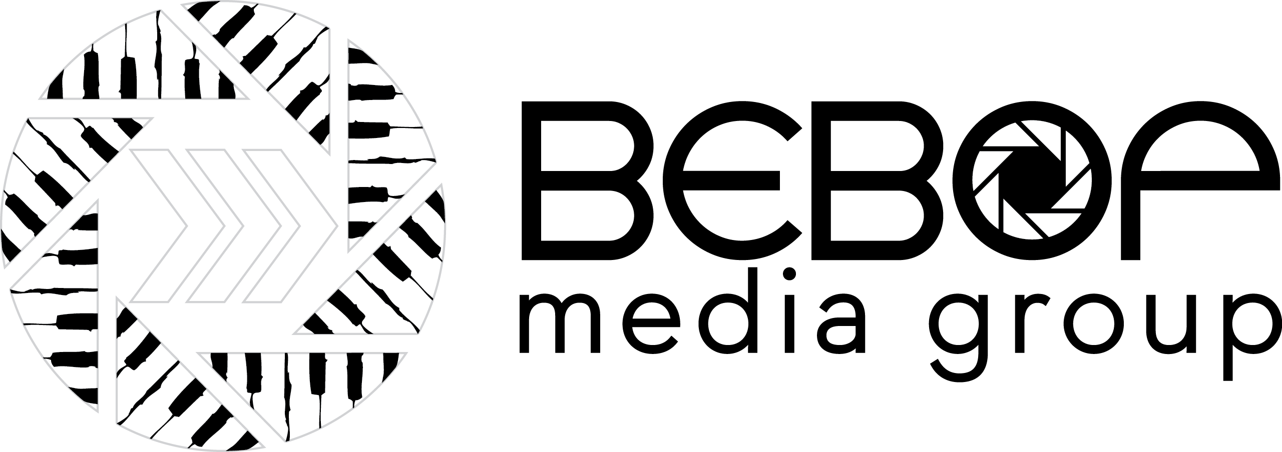 Bebop Media Group (2561x904), Png Download