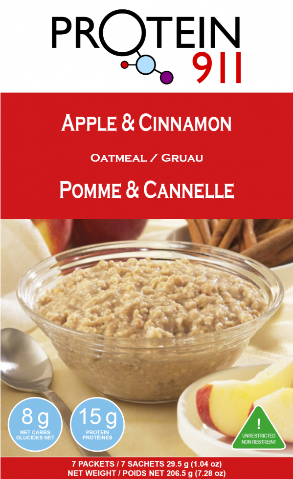 Apple & Cinnamon Oatmeal - Cinnamon (980x980), Png Download