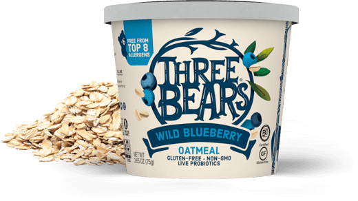 Oatmeal - Three Bears Oats (520x292), Png Download